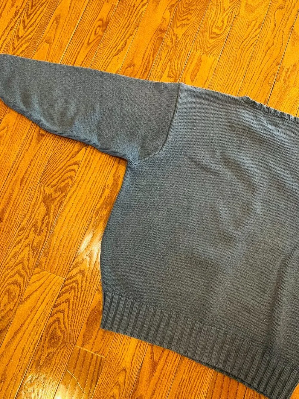 Vintage 90's Polo Ralph Lauren Men’s Cable Knit Fisherman Sweater Size XL Chunky